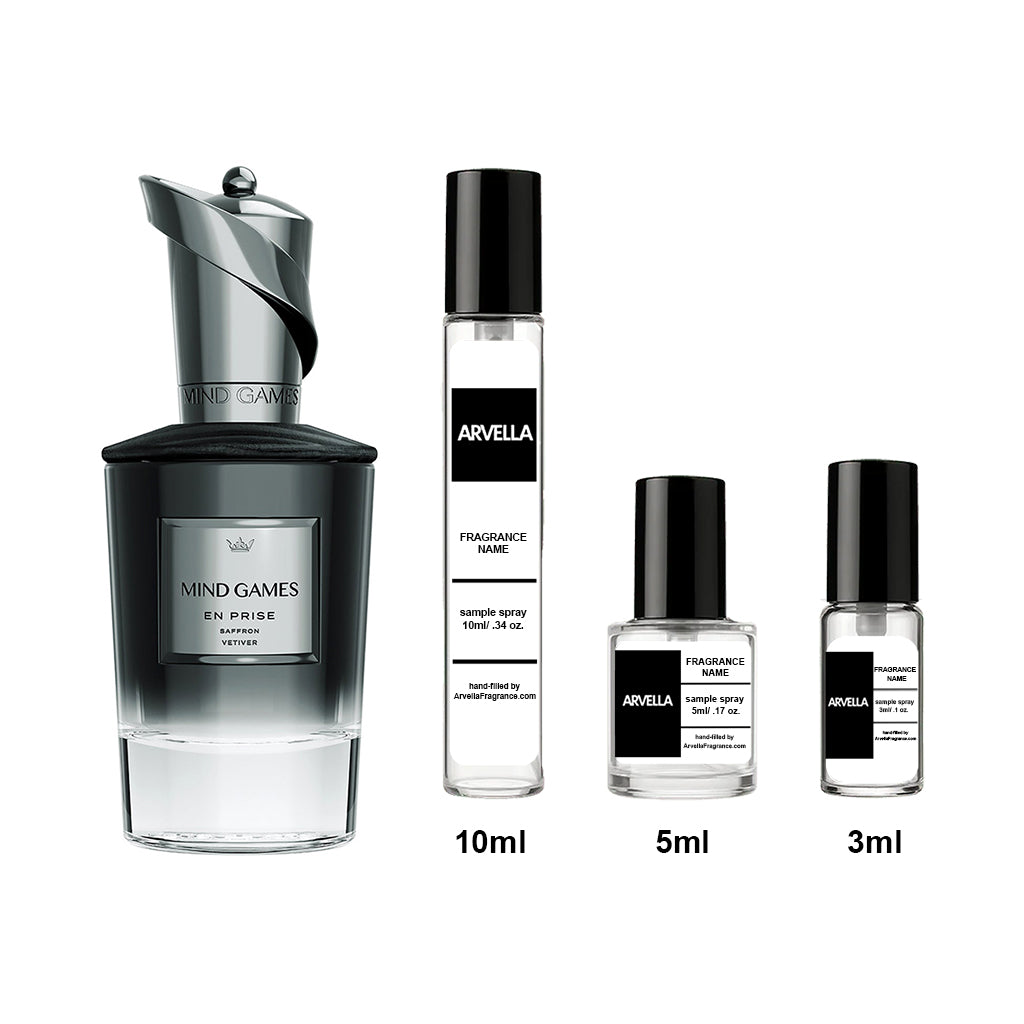 Mind Games En Prise Sample 10ml Spray - Arvella Fragrance